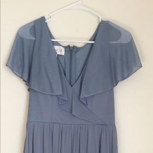 Azazie bridesmaid dress in dusty blue